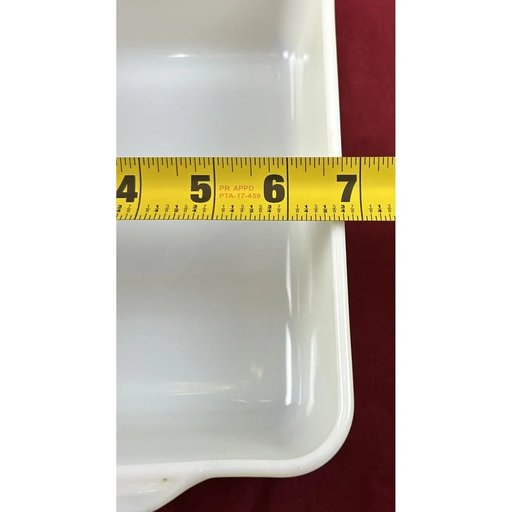 Vintage PYREX Sunny Lemon Yellow Casserole Refrigerator Dish #0503 USA SEE DESCR